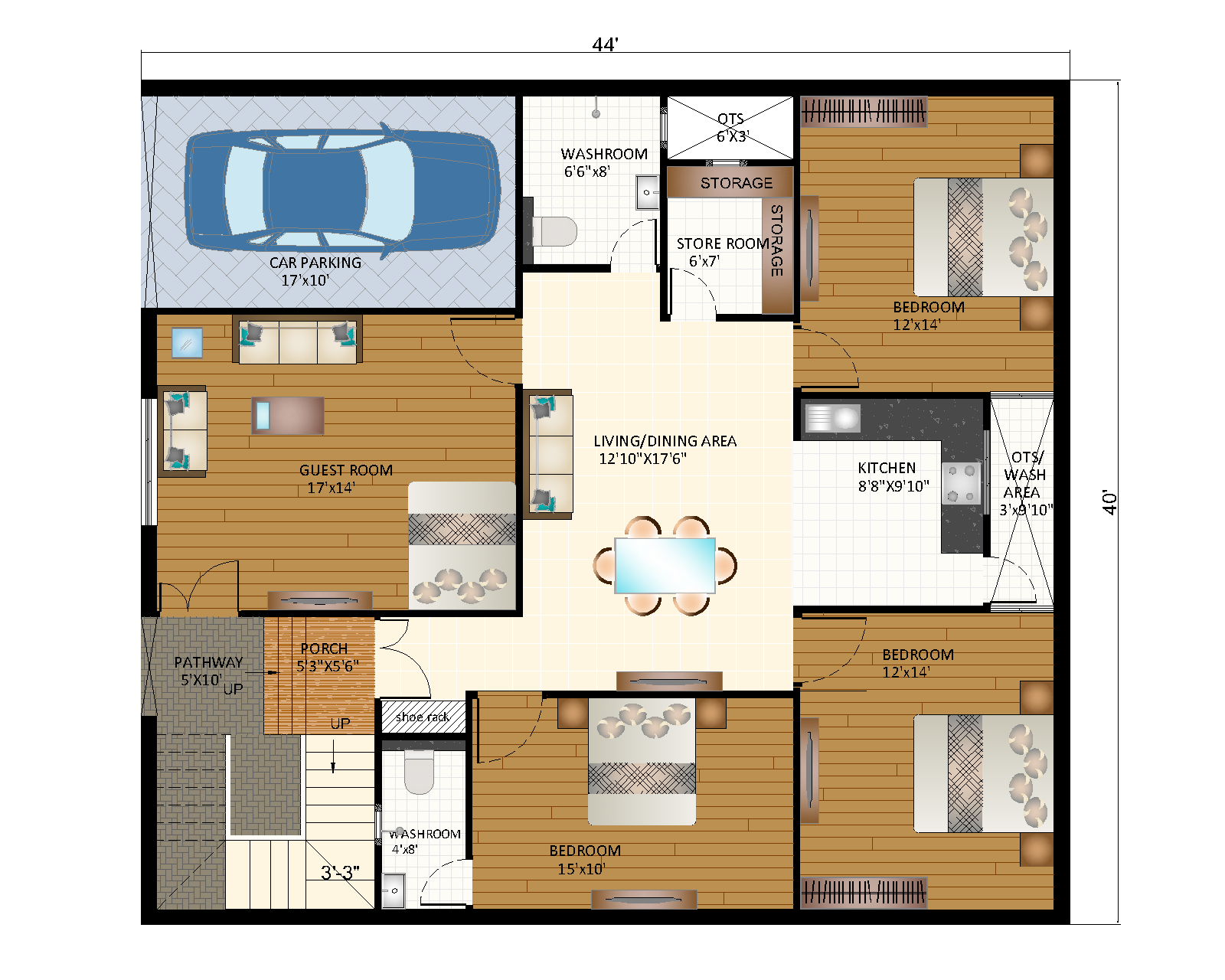 Experienced Office Architectural Designer in Bavdhan Pune – Contemporary Designs